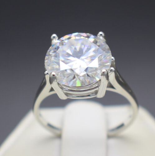 7.00ct D White Diamond Solitaire Engagement Ring Lab Created $18,000 Retail