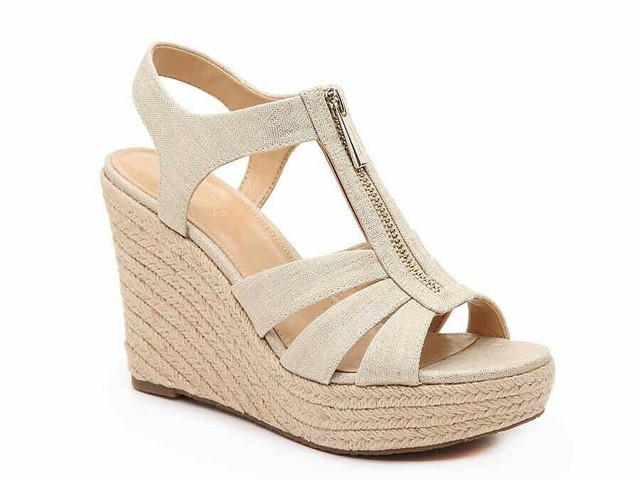 michael kors gold platform sandals