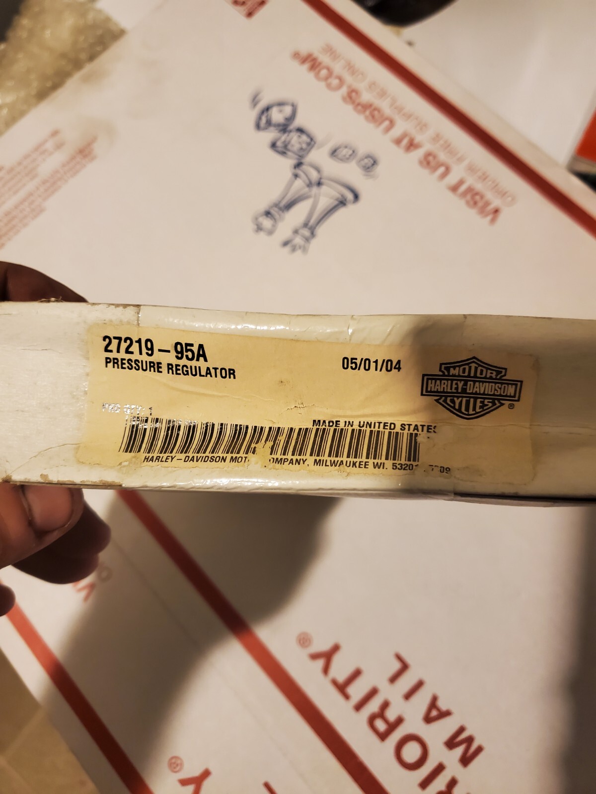 NOS Oem 2721995A Fuel Pressure Regulator Harley Davidson Road King 95