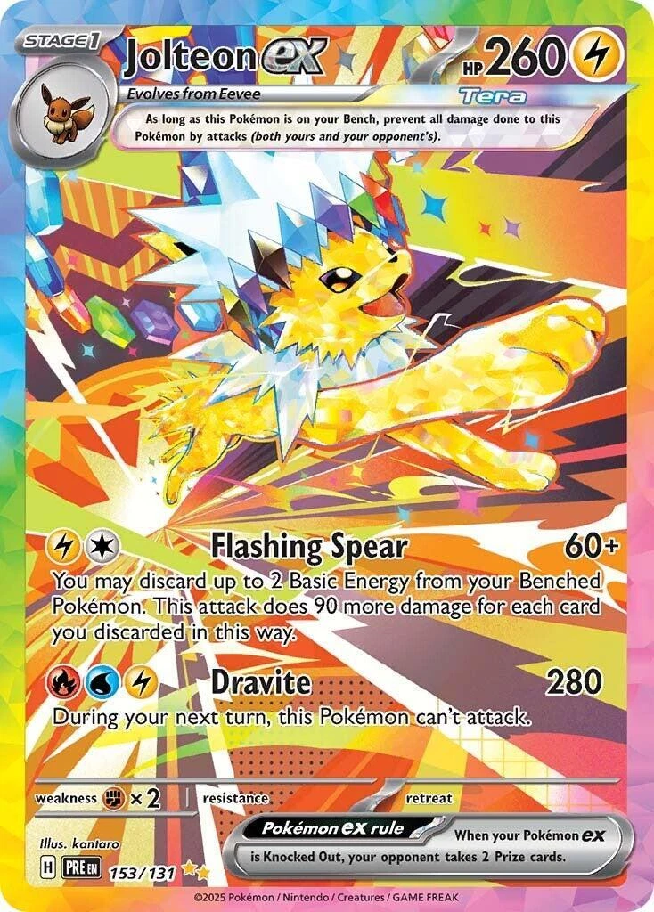 Jolteon ex Pokémon TCG Cards for sale | eBay