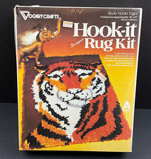 Vogart Crafts TIGER Style 4339 Latch Hook-It Designer Rug Kit 20"x27"