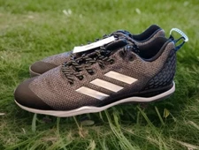 Adidas SPG PowerAlley 5 Cleats Baseball Black & Gray Size 11 753001 (NEW)