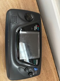 Original black SEGA Game Gear handheld console bundle