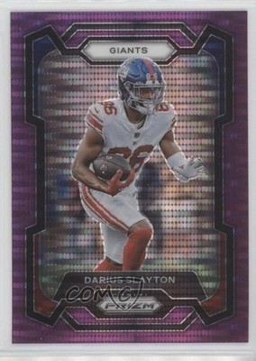 2023 Panini Prizm Purple Pulsar Prizm Darius Slayton #220 1ei2