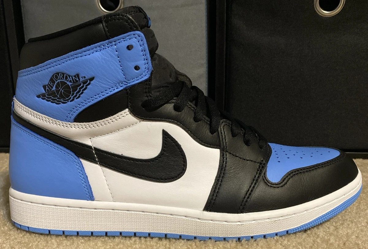 Size 9.5 - Jordan 1 Retro OG High UNC Toe (2023) University Blue/White/ Black FD1437-400 Nike GS Air Jordan 1 Retro High OG University  main image 3