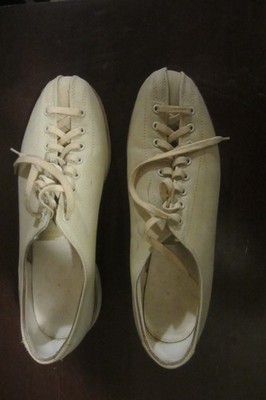Vintage Hyde 9 Gray Right Hand Rightys Bowling Oxford Shoes