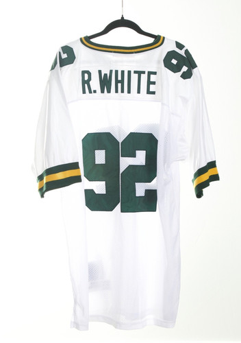 Authentic Reggie White #92 Packers '96 White Mitchell & Ness Throwback Jersey 56