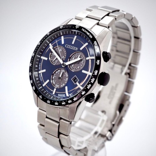 Citizen E820-S122635 Acier Inoxydable Eco-Drive Date Solaire Montre Hommes Auth - Photo 6 sur 10