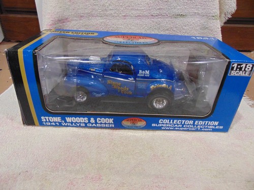 2001 1/18 ERTL Supercar Collectibles Stone Woods and Cook 1941 Willys 1 of 1000