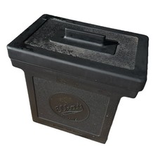 Vintage 4x5 Elkay Hard Rubber Developing Tank w/ 10 Kodak 4 x 5 Film Hangers