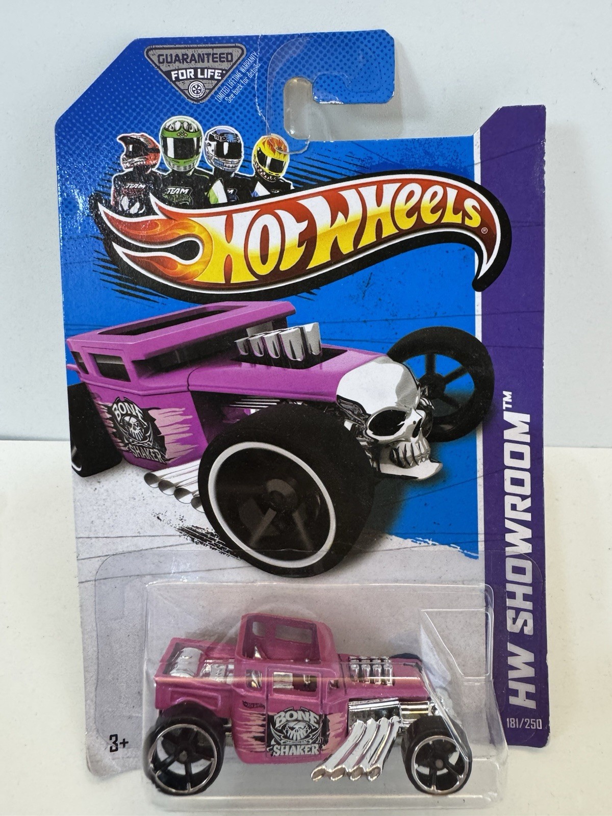 2013 Hot Wheels HW Showroom Bone Shaker (181/250, Pink, Unopened)
