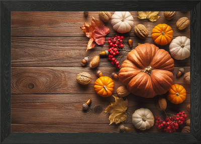 Herbst Ernte Textur Gerahmtes Wandbild Poster Leinwanddruck Bild