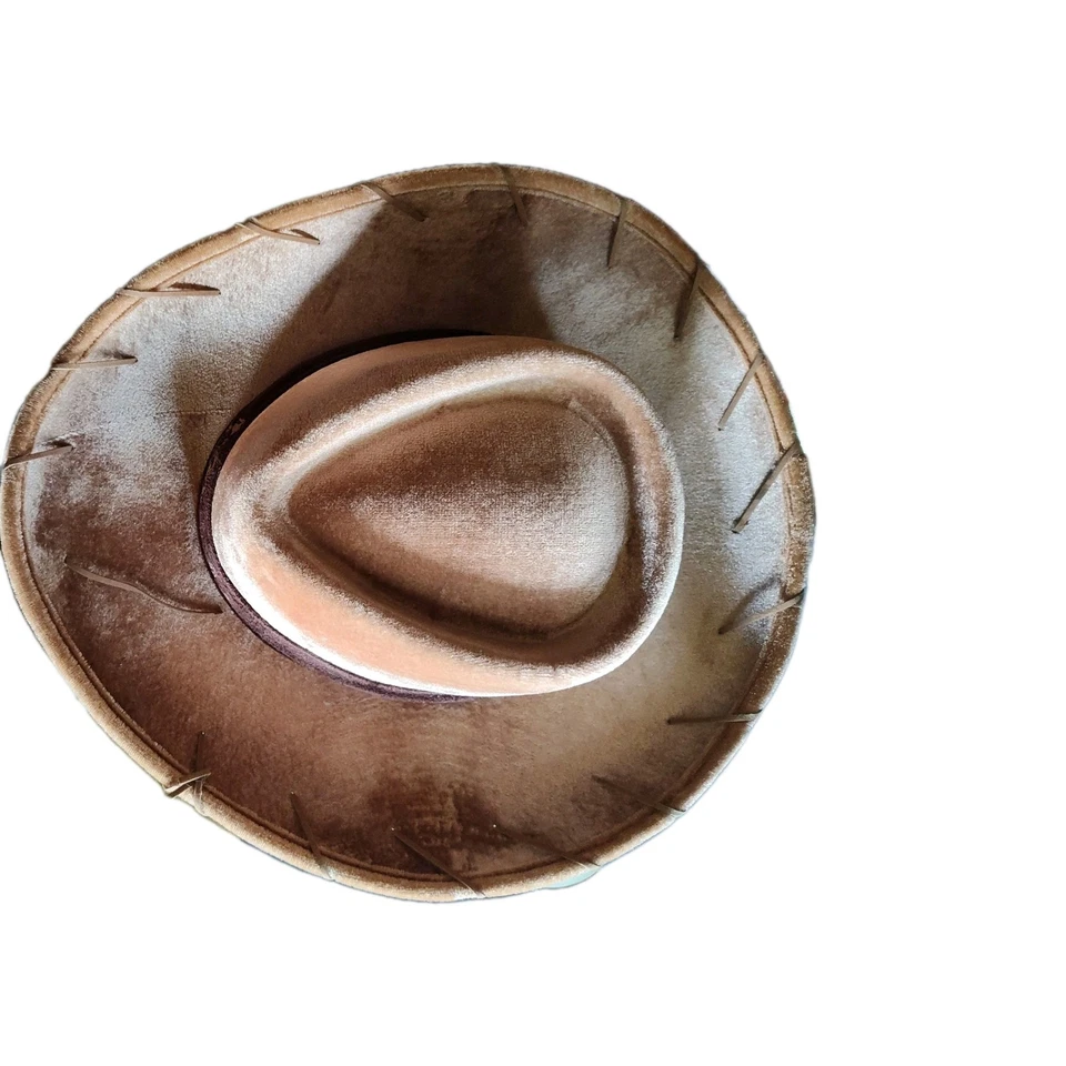 Niños Niños Disney Toy Story Marrón Terciopelo Leñoso Vaquero Disfraz Halloween Sombrero  Foto 2 de 4