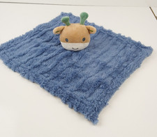 Duck Duck Goose Giraffe Baby Lovey Security Blanket Blue Soft 
