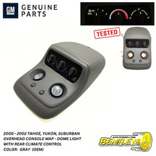 2000 - 2002 TAHOE YUKON SUBURBAN OVERHEAD CONSOLE MAP DOME LIGHT CLIMATE CONTROL