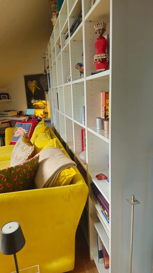 libreria Billy Ikea colore bianco composta da 7 moduli  da 40x28x202 totale 280  - Immagine 2 di 3