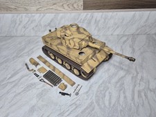 Vintage 1969 Tamiya Tiger 1 1/25 Scale RC Model Tank Spares Or Repairs