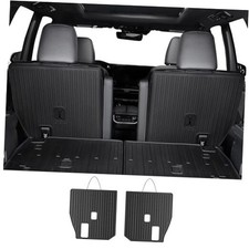 Kick Mats for Grand Highlander Accessories, 2nd Row All-Weather TPE Seat Back Kick Mats for Grand Highlander Accessories, 2nd Row All-Weather TPE Seat Back - Image 1