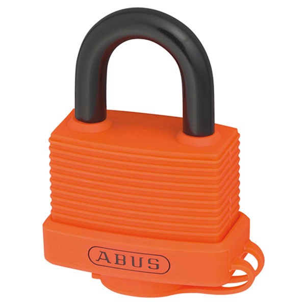 ABUS 70AL/45mm Aluminium Padlock Orange Keyed Alike 6401