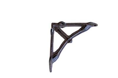 Regalträger Mini Nostalgie NEU Regalwinkel antikbraun Landhausstil Regalstütze