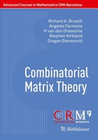 Combinatorial Matrix Theory Richard A. Brualdi (U. A.) Taschenbuch Xi Englisch