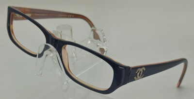 Chanel 3078 C.834  Women's Eyeglass Frames ONLY  Black Brown 51-16-135  A7