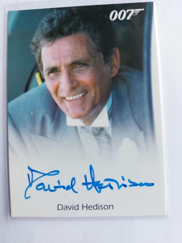 james bond rittenhouse David Hedison autograph