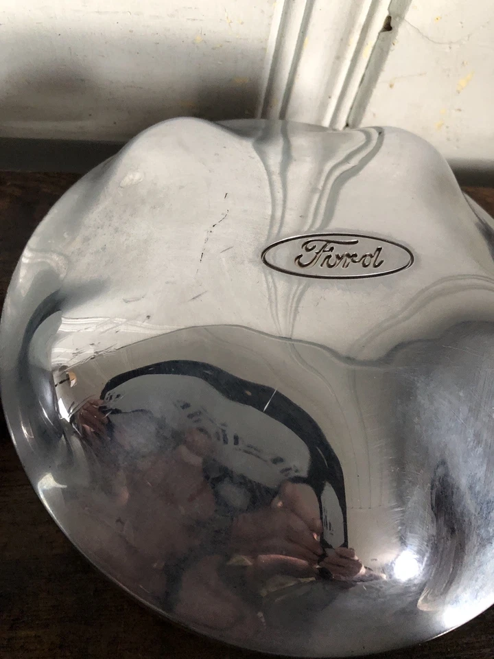 1997-2004 Ford F150 Expedition Center Cap HUB Conjunto de 4 YL34 1A096 GB CROMADO FABRICANTE DE EQUIPAMENTO ORIGINAL - Imagem 4 de 4