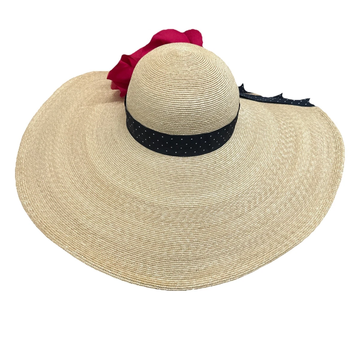 NWOT‎ Kokin New York Green Woven Wide Brim Wired Floppy Sun Hat Beach Summer Genevieve 4 main image 3