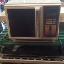 Kenner Vintage Electric Toy Microwave Oven Kitchen Set easy bake oven