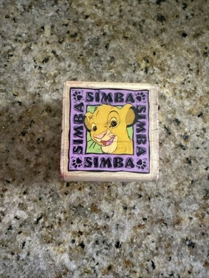 Vintage Disney's The Lion King Simba's Rubber Stamp Rubber Stampede Brand