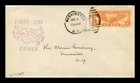 US COVER AIR MAIL 6C WINGED GLOBE FIRST DAY ISSUE SCOTT C19