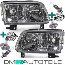 Scheinwerfer Klarglas SET + 4x BIRNEN H1/H7 passt für 2x VW Polo 6N2 ab 99-01