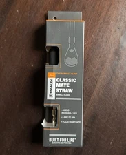 Stanley Yerba Mate Stainless Steel Classic Bombilla Flow Straw Black