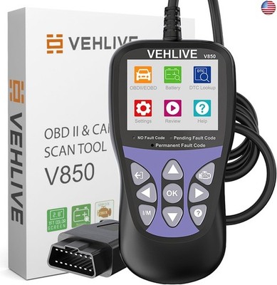 ATDIAG OBD2 Scanner V850 One-Click I/M,Car Code Reader Diagnostic Check Engine