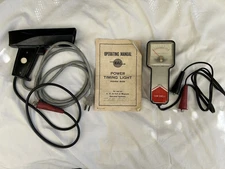 Vintage RAC Power Timing Light Model 509 + RAC Cam Dwell tester Model 526