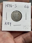1896-S Barber Dime Key Date