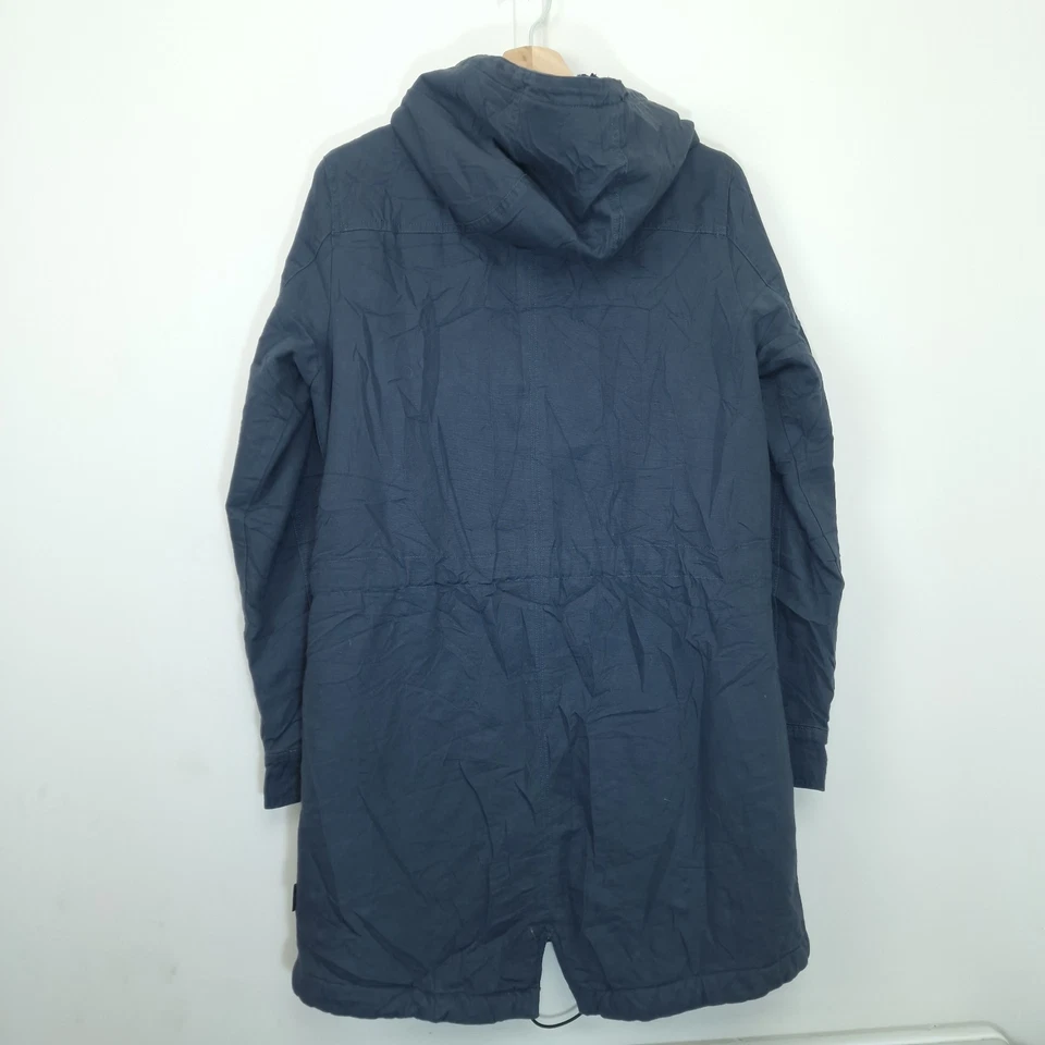 Patagonia Women's Medium Insulated Prairie Dawn Parka Navy Blue Warm Winter Coat - Image 3 of 4