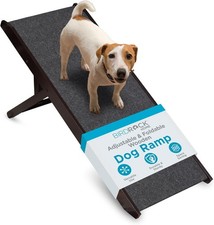 Adjustable Pet Ramp Small Dogs Cats Puppies Foldable Wooden Dog Ramp Couch Bed