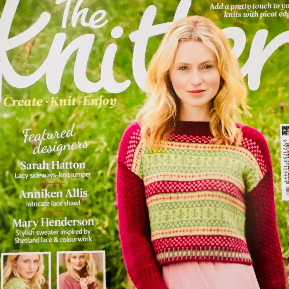 The Knitter Magazine Knitting Patterns Issue 127 Summer Sweater Tanks Vest Doll - Image 2 of 4