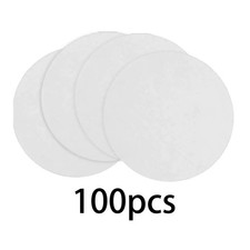 100 Sheets Round Microwave Kiln Papers 70mm/2.76inch White Heat Resistant