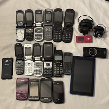 Lot Of Smart Flip Phones, Untested, Parts / Repair, Mixed Brands Models
