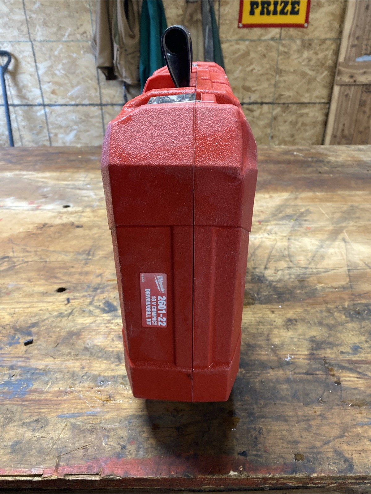 CASE ONLY Milwaukee2601-22 18V  Cordless 1/2" Hammer Drill CASE ONLY