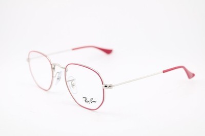 NEW RAY-BAN JUNIOR JR RB 9541V 4062 PINK SILVER AUTHENTIC EYEGLASSES 44-19