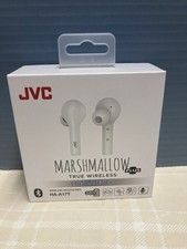 NEW JVC Marshmallow True Wireless Plus Earbuds White Bluetooth low Latency