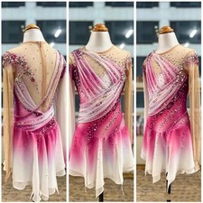 Customized figure skating competition dresses