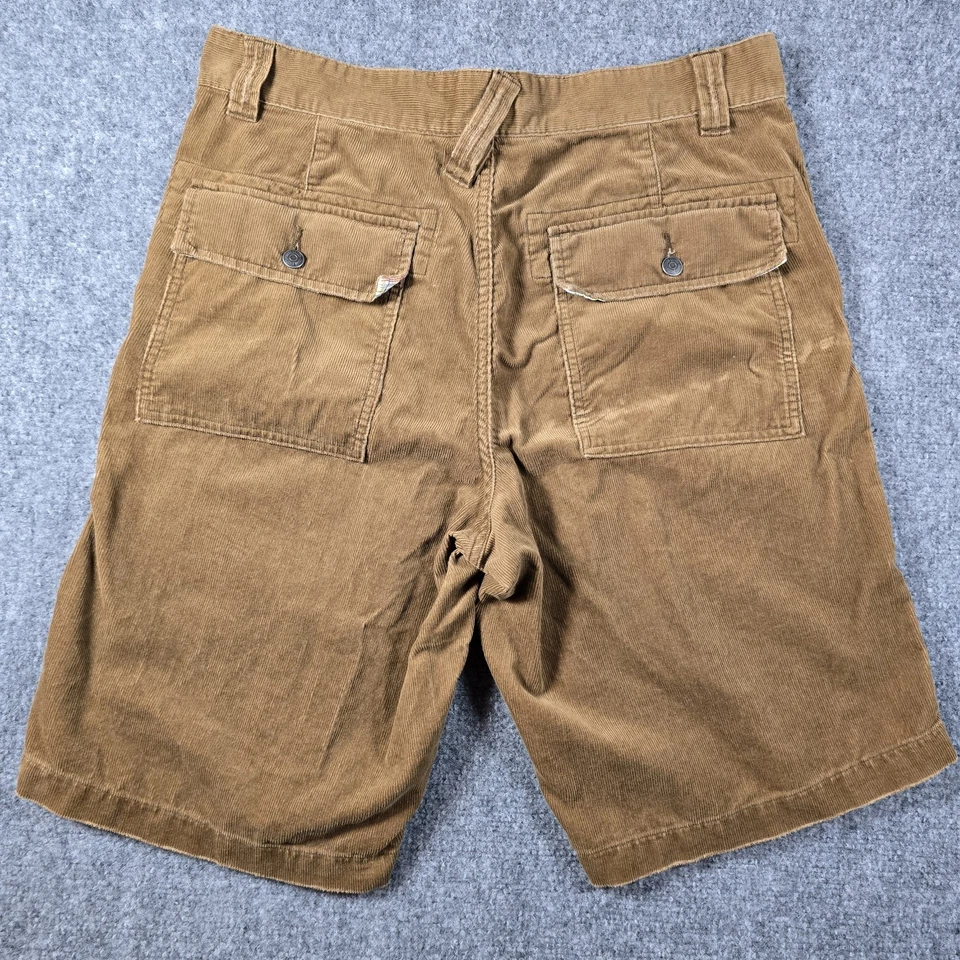 Vintage Ocean Pacific OP Pana Corto Marrón 32 Surf Patín Años 90 Y2K Parche Bolsillo Foto 4 de 4