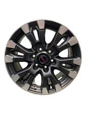 2017-2024 Nissan Titan 18x8 6 V Spoke Alloy Wheel Rim Black Machined Curb Rash 2017-2024 Nissan Titan 18x8 6 V Spoke Alloy Wheel Rim Black Machined Curb Rash
