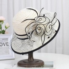 NEW Kentucky Derby Church Dress Hat Fascinator Lace Hats Women Church Party Cap