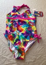 Breaking Waves Girls Summer of Love One Piece Swimsuit 14 75